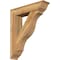 Ekena Millwork Funston Traditional Rough Sawn Bracket w/ Offset Brace, Western Red Cedar, 8"W x 34"D x 40"H BKT0806X34X40FST01RWR - alternate 1
